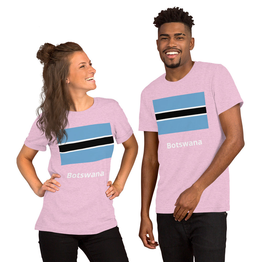 Botswana flag Unisex t-shirt