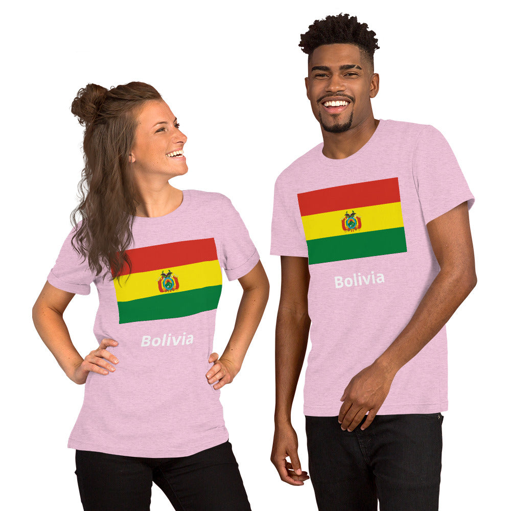 Bolivia flag Unisex t-shirt