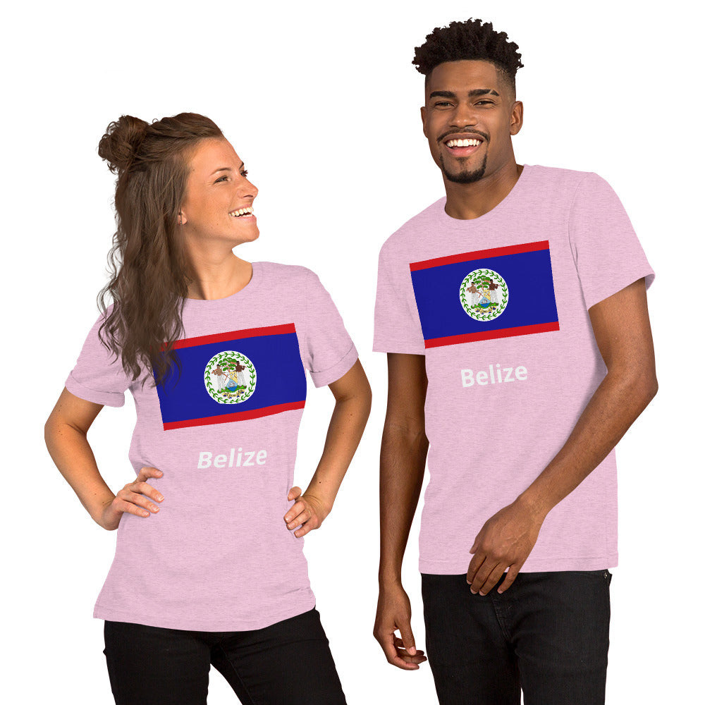 Belize flag Unisex t-shirt