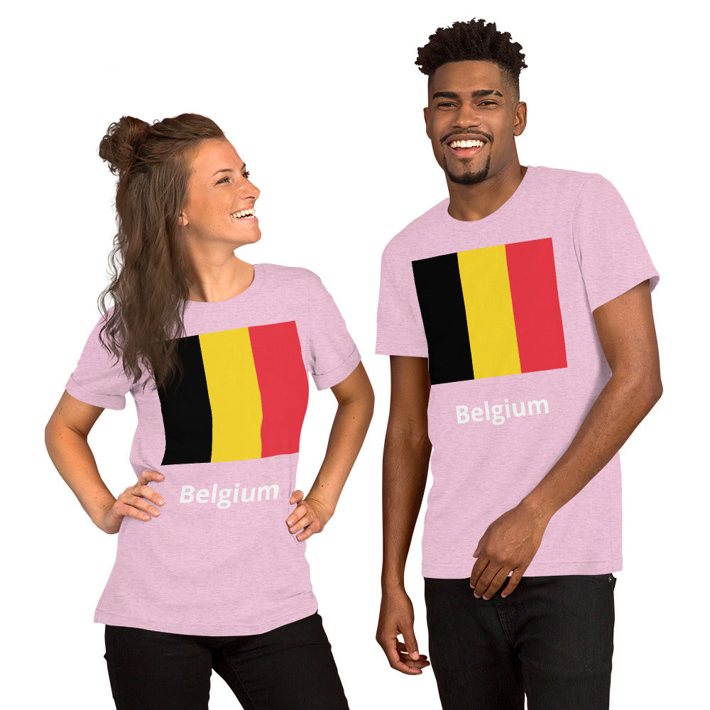 Belgium flag Unisex t-shirt