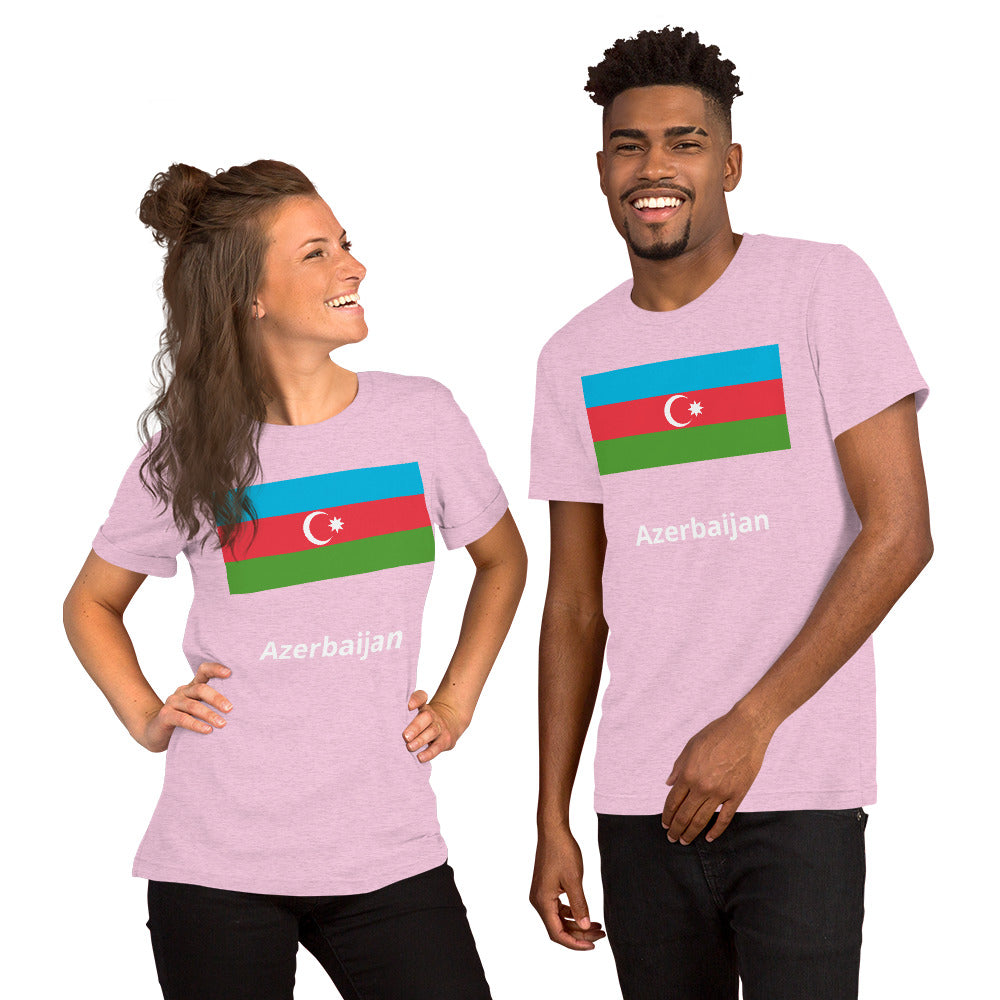 Azerbaijan flag Unisex t-shirt