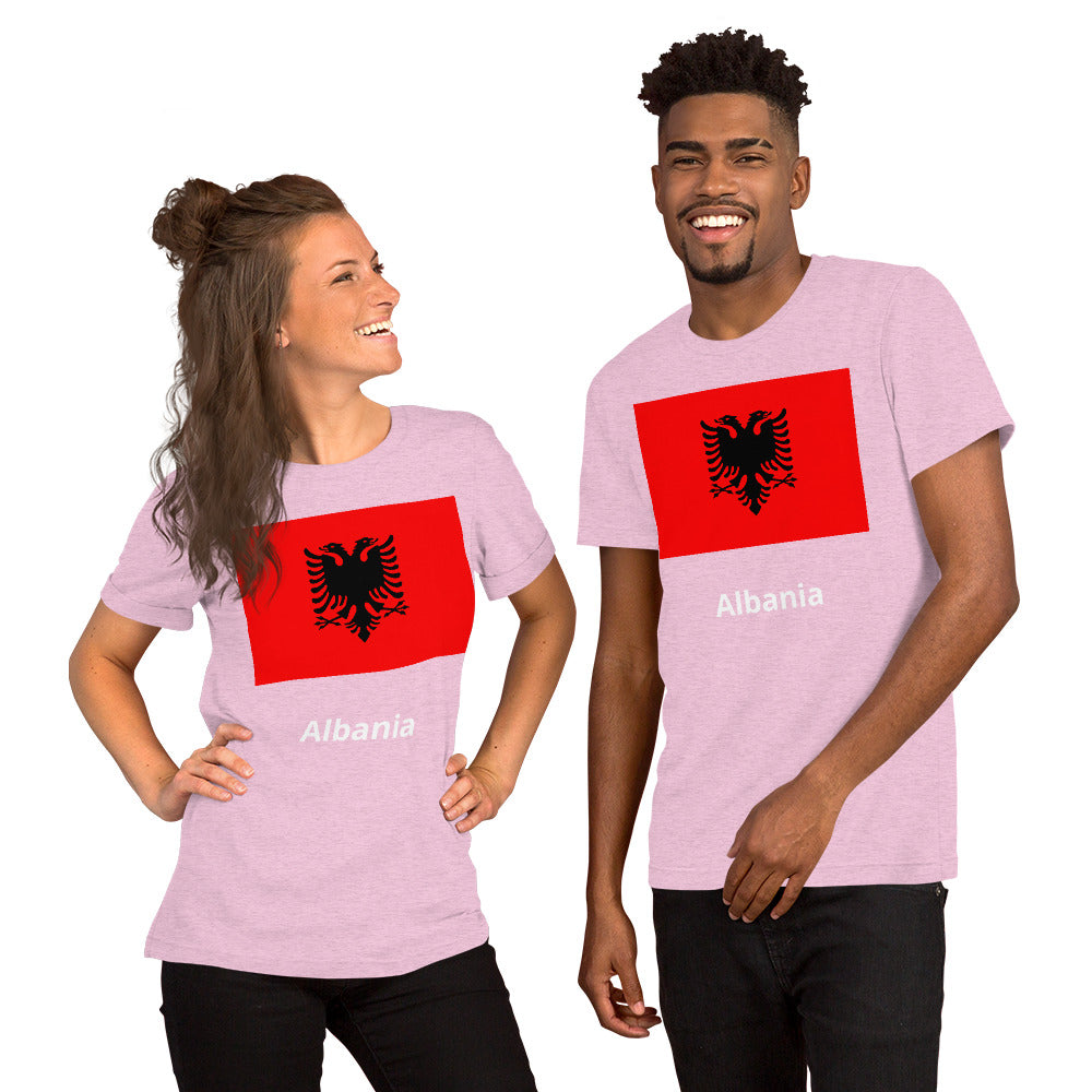 Albania flag Unisex t-shirt