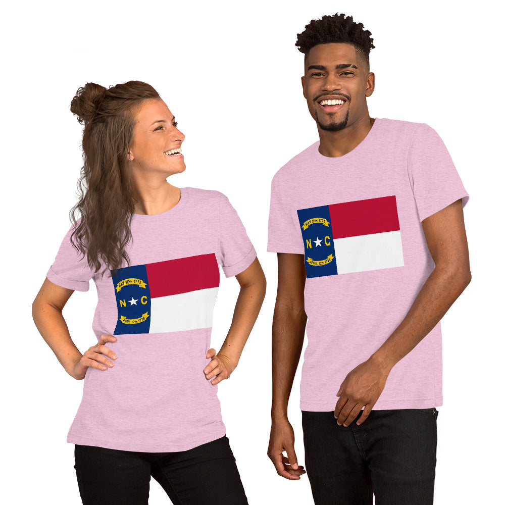 North Carolina flag Unisex t-shirt