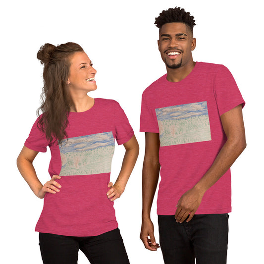 Water color and Color Pencils Unisex t-shirt