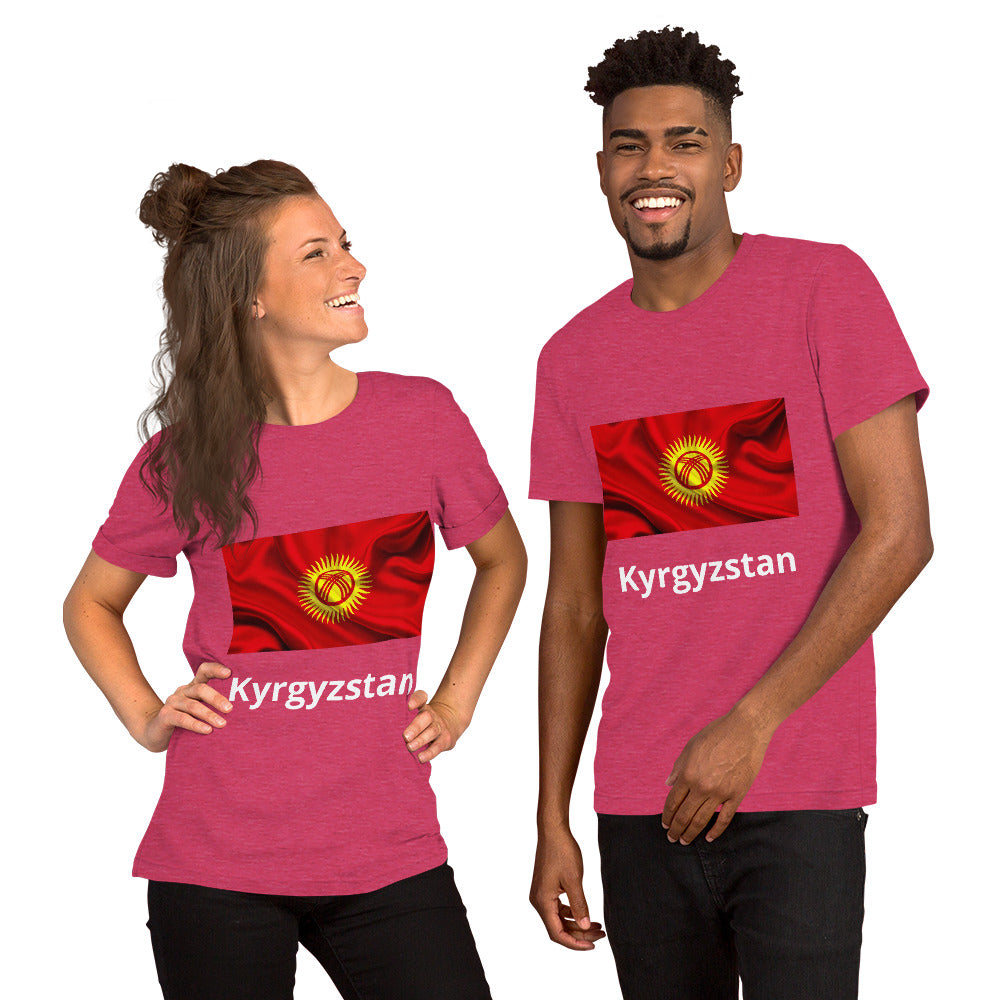 Kyrgyzstan flag Unisex t-shirt