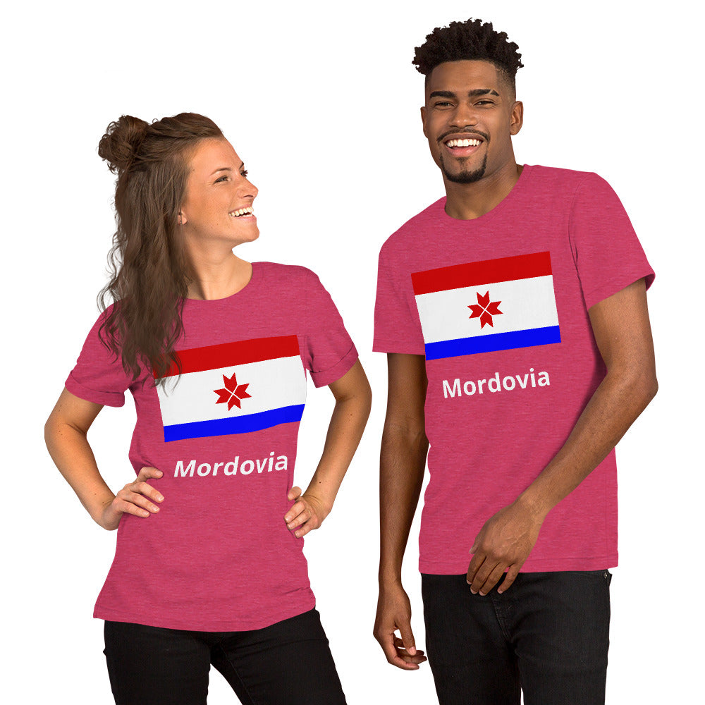 Mordovia flag Unisex t-shirt