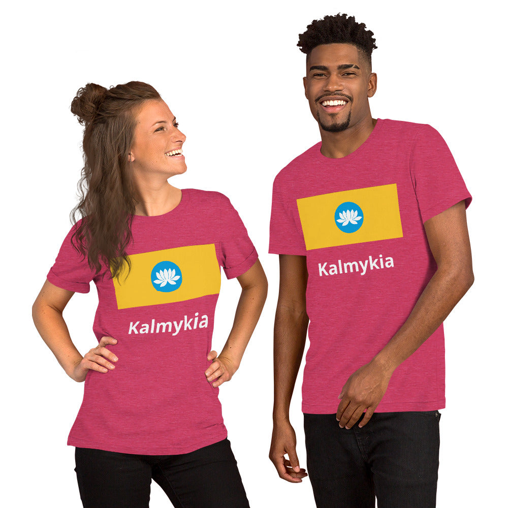 Kalmykia flag Unisex t-shirt