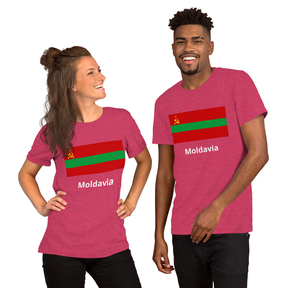 Moldavia flag Unisex t-shirt