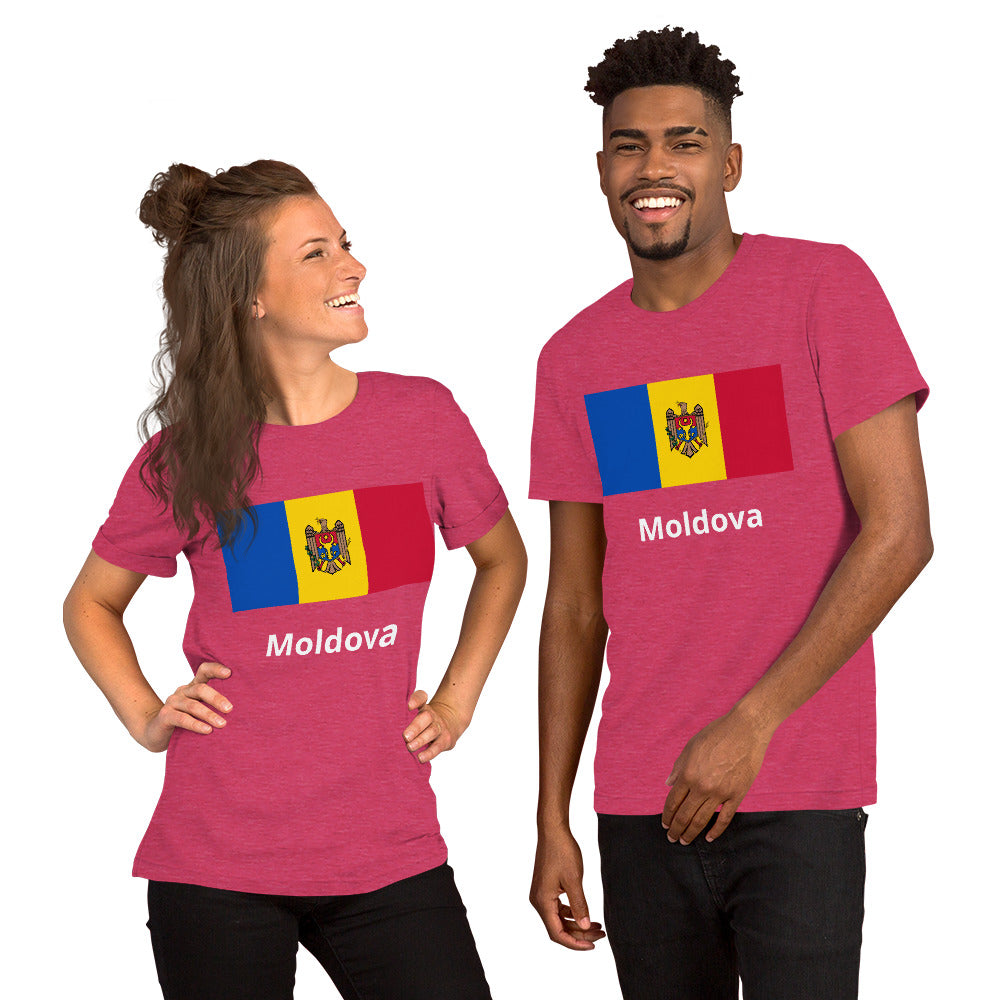 Moldova flag Unisex t-shirt