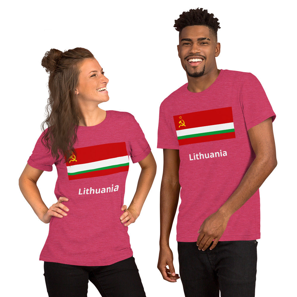 Lithuania flag Unisex t-shirt