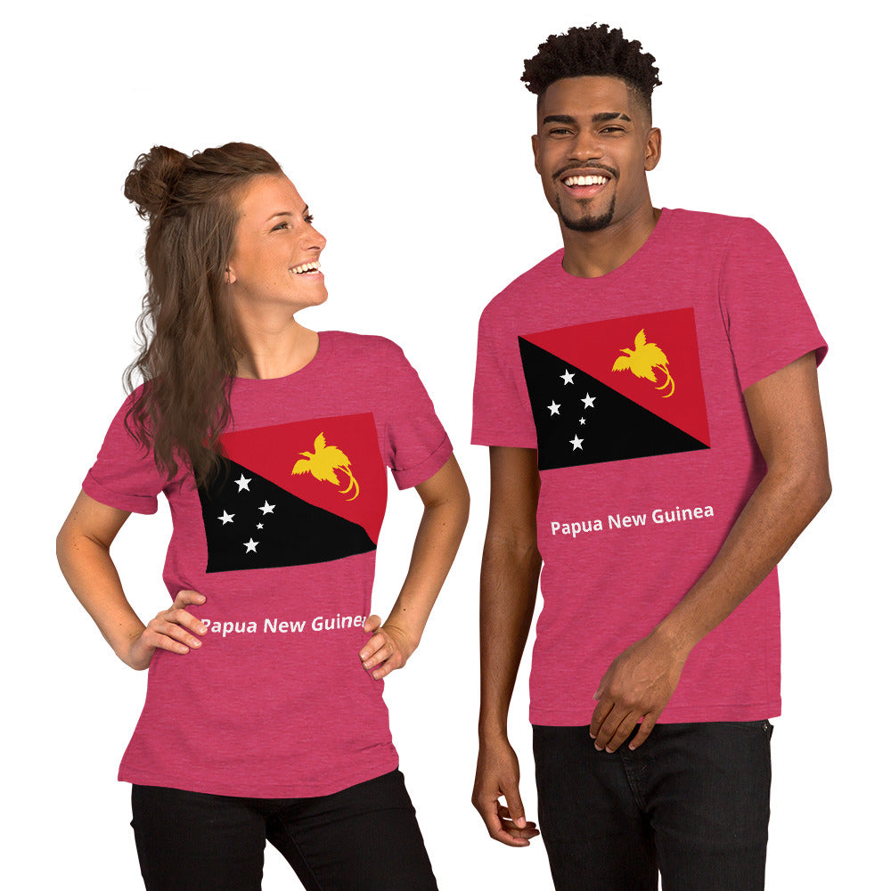 Papua New Guinea flag Unisex t-shirt