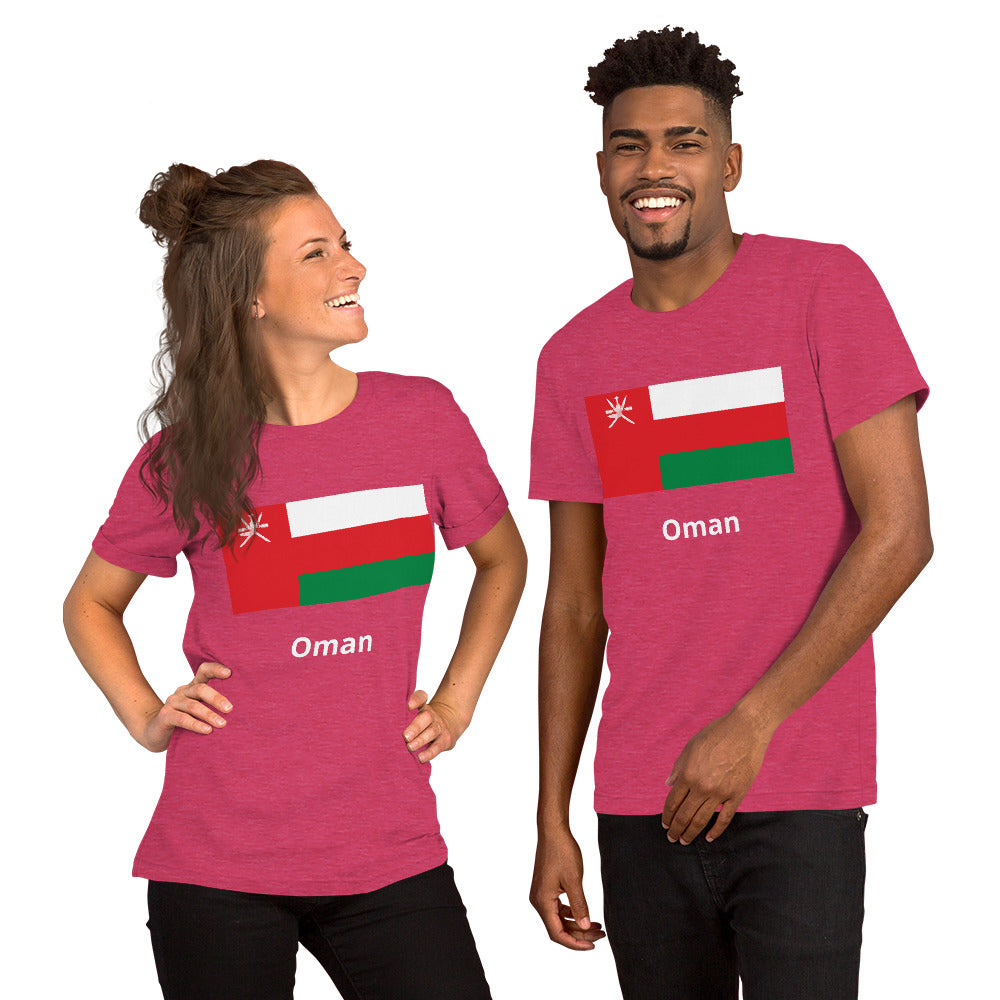 Oman flag Unisex t-shirt