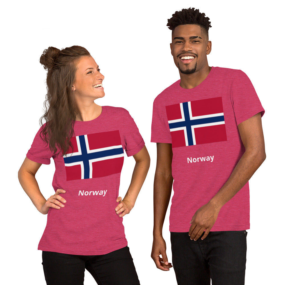 Norway flag Unisex t-shirt