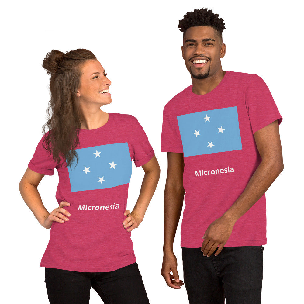 Micronesia flag Unisex t-shirt