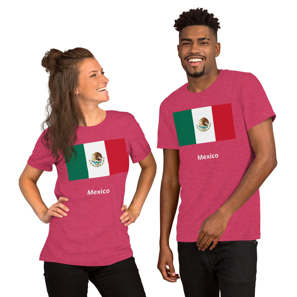 Mexico flag Unisex t-shirt