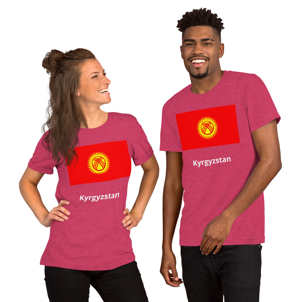 Kyrgyzstan flag Unisex t-shirt