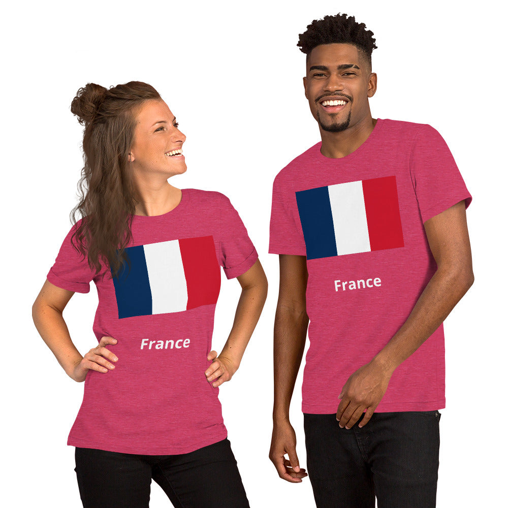 France flag Unisex t-shirt