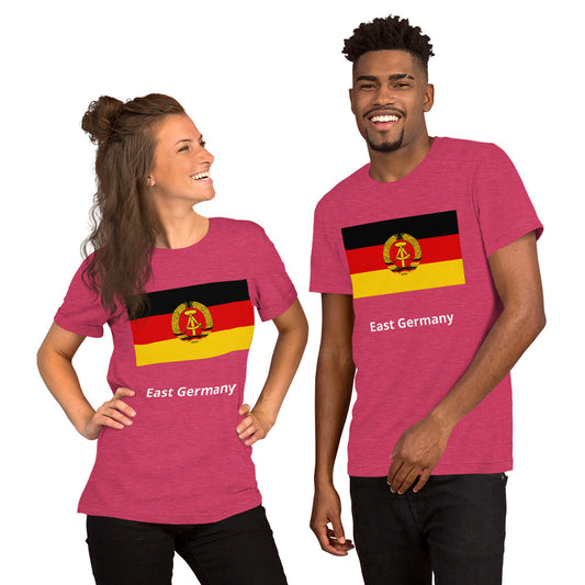 East Germany flag Unisex t-shirt