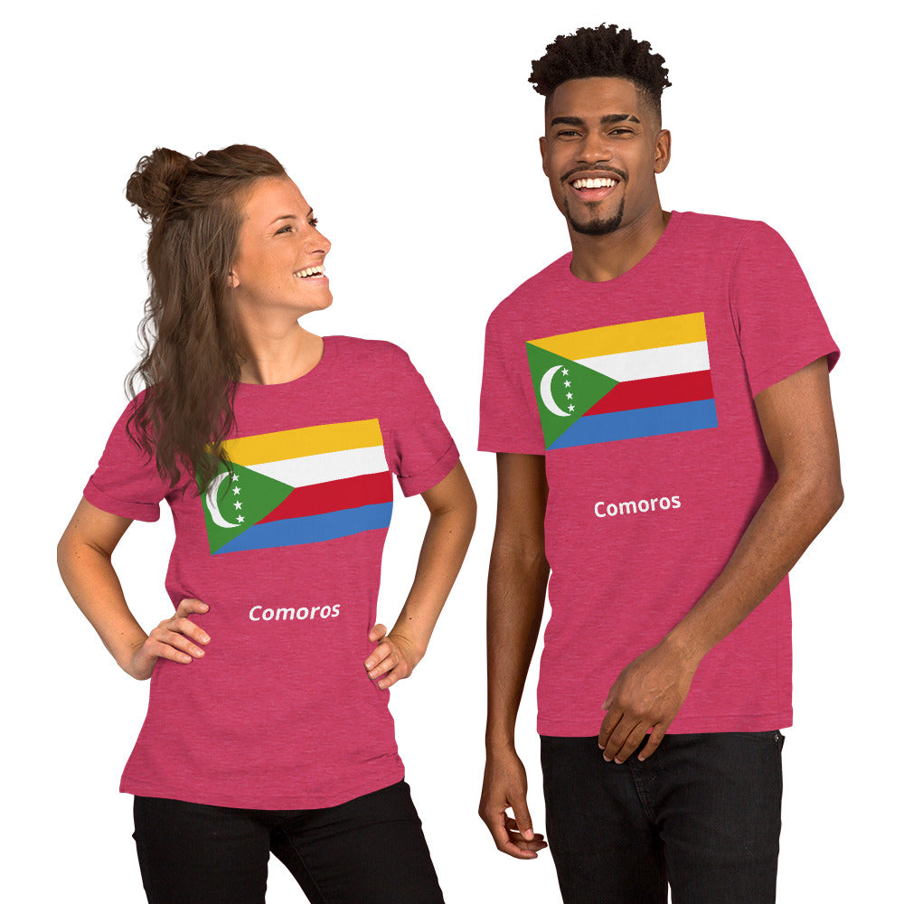 Comoros flag Unisex t-shirt