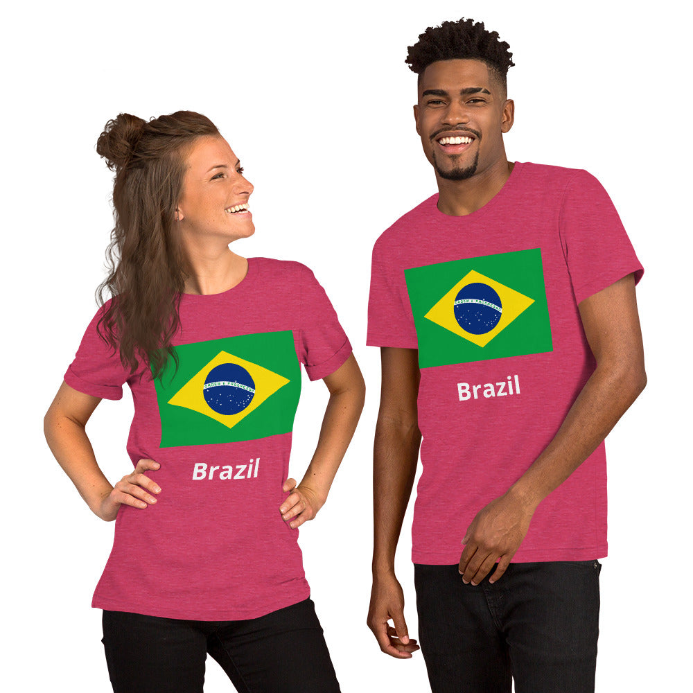 Brazil flag Unisex t-shirt