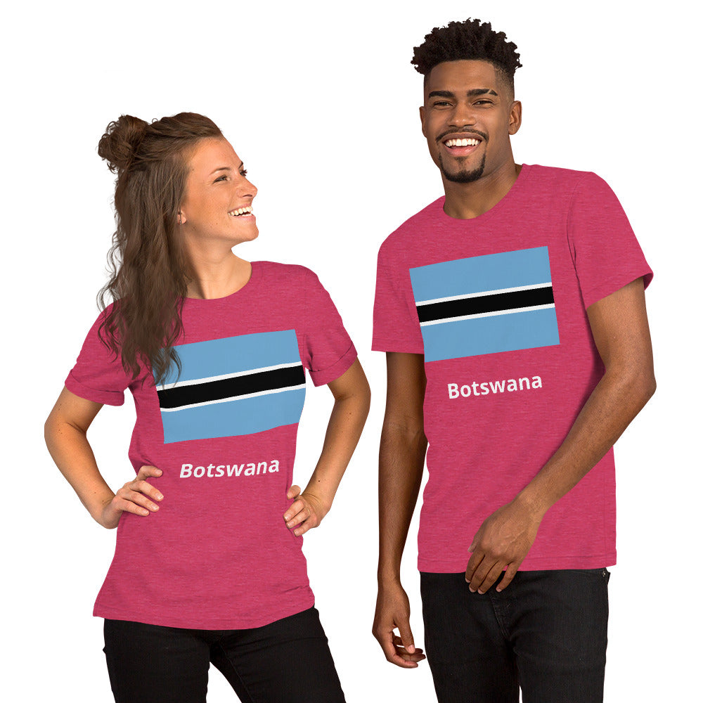 Botswana flag Unisex t-shirt