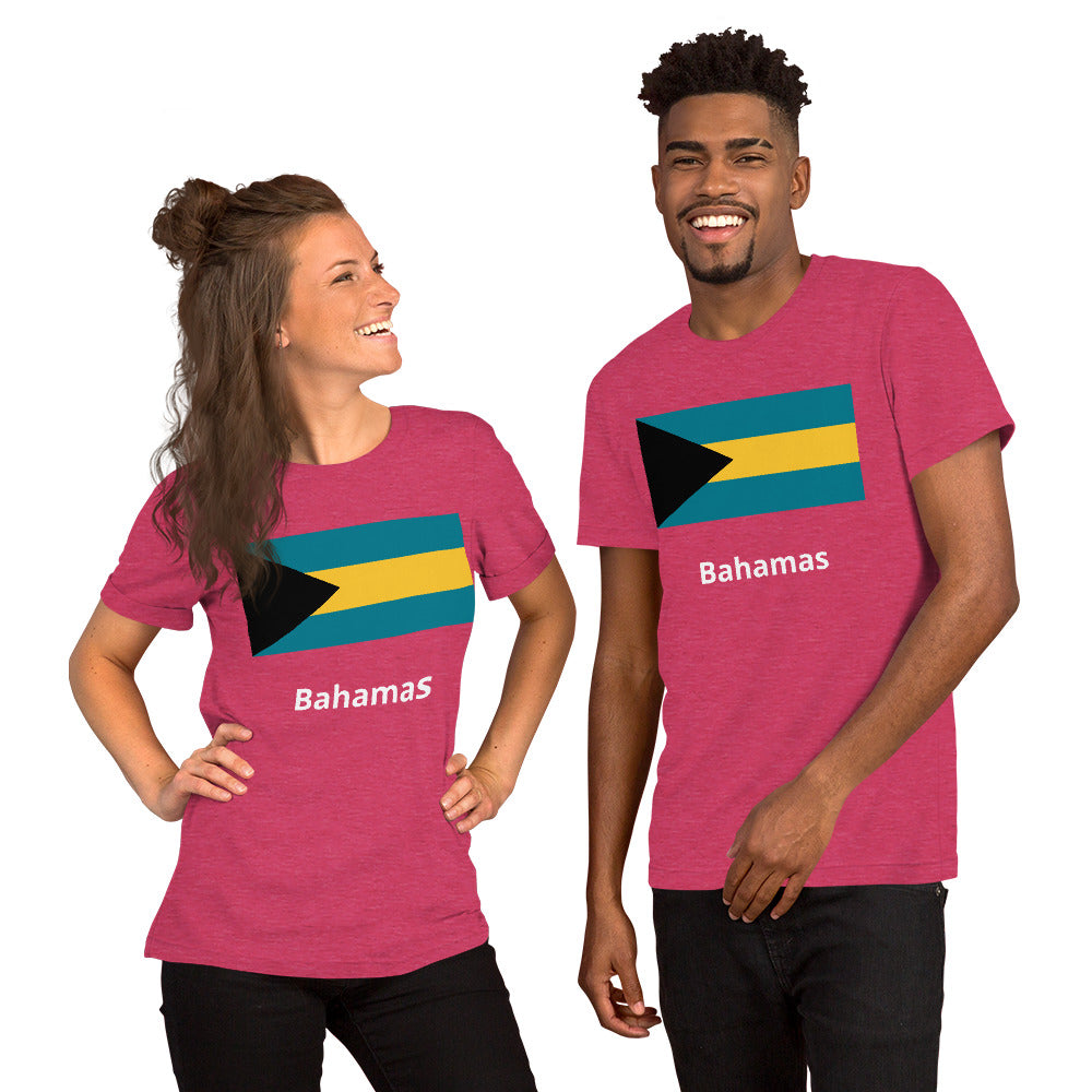 Bahamas flag Unisex t-shirt