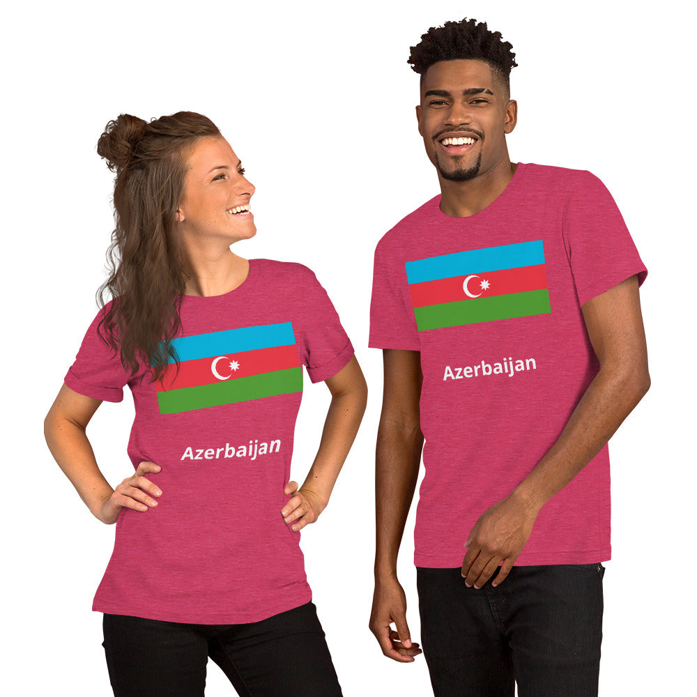 Azerbaijan flag Unisex t-shirt