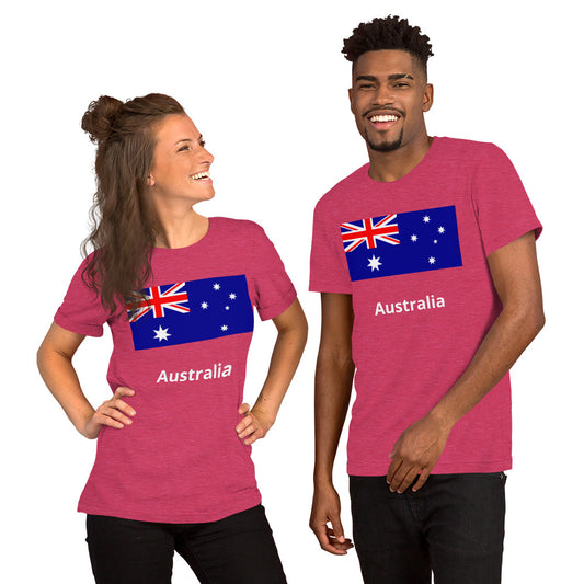 Australia flag Unisex t-shirt