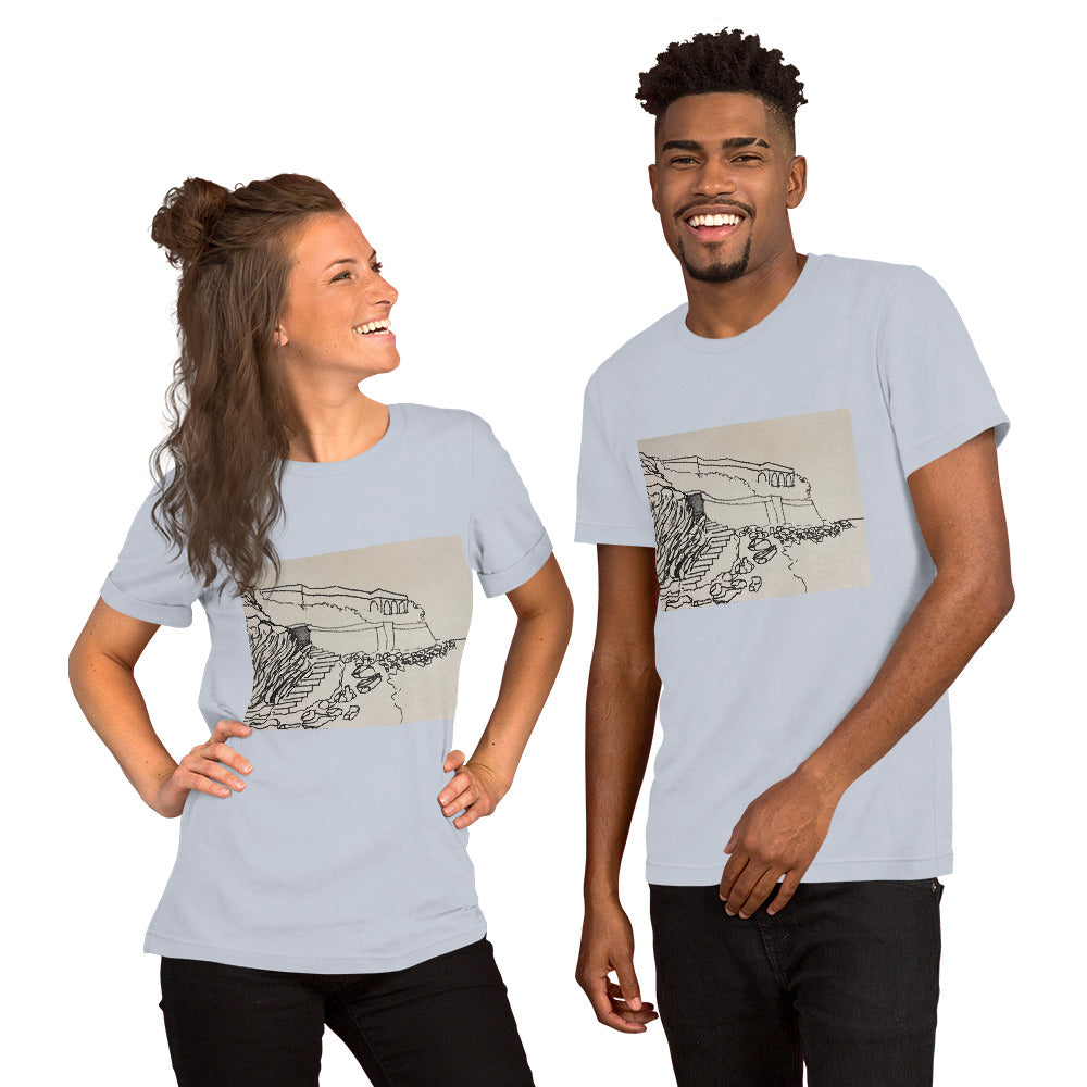 Beach Stairs Unisex t-shirt