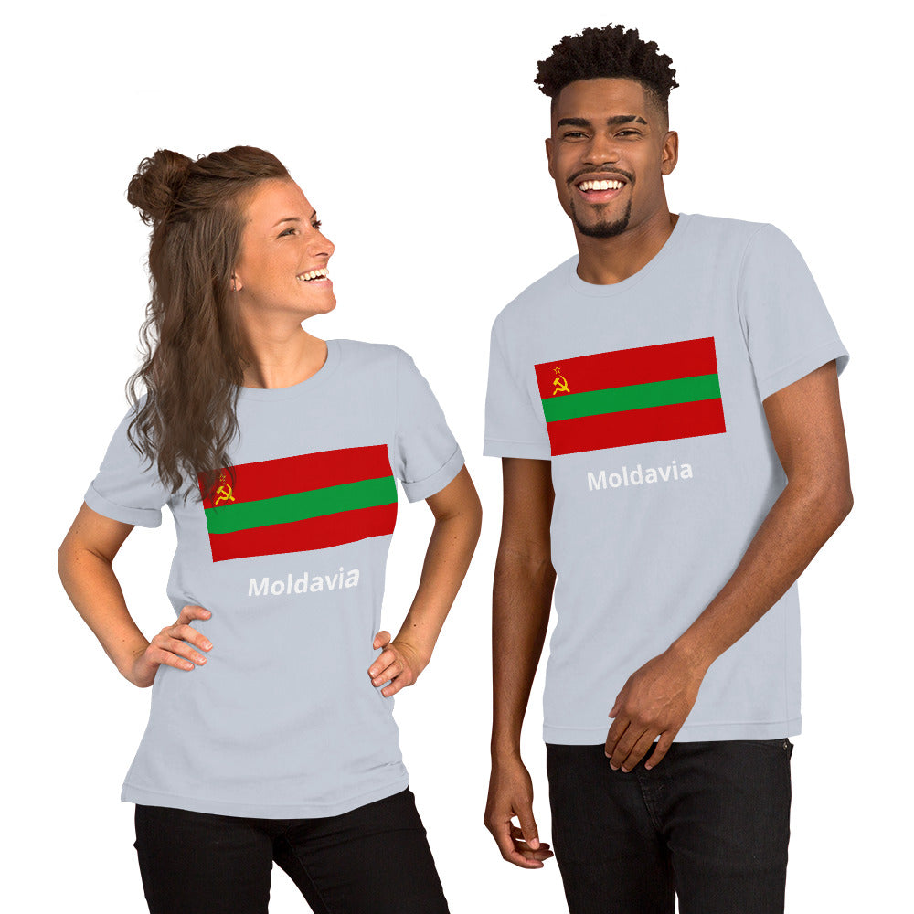 Moldavia flag Unisex t-shirt