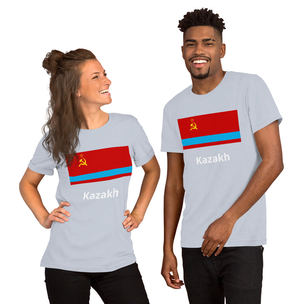 Kazakh flag Unisex t-shirt