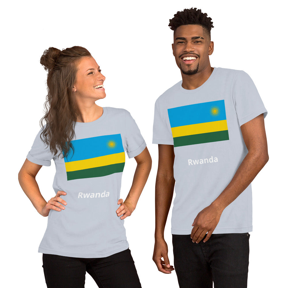 Rwanda flag Unisex t-shirt