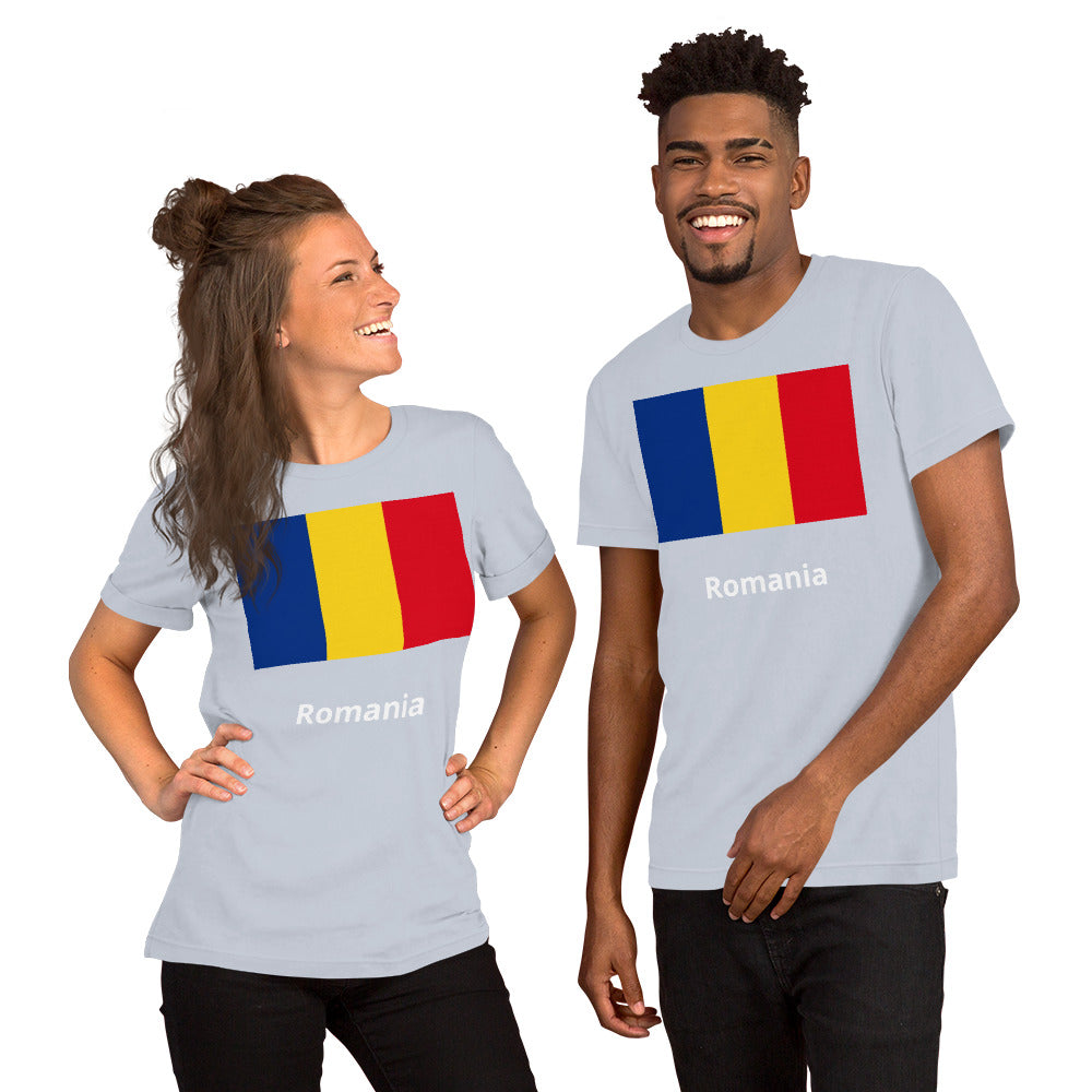 Romania flag Unisex t-shirt