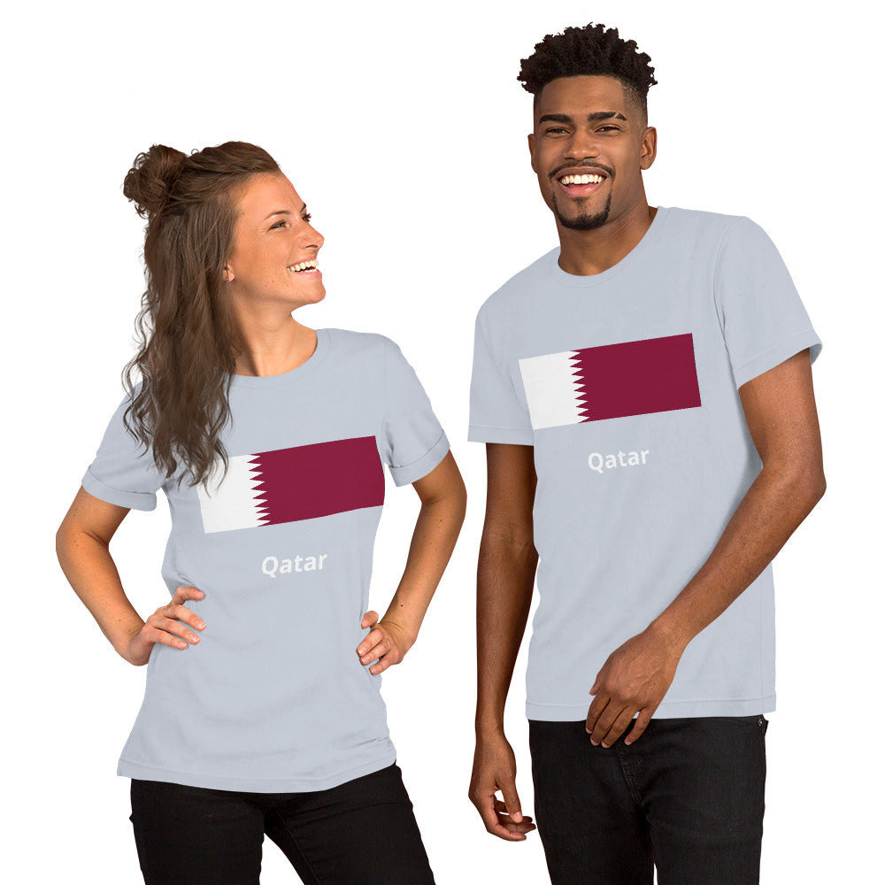 Qatar flag Unisex t-shirt