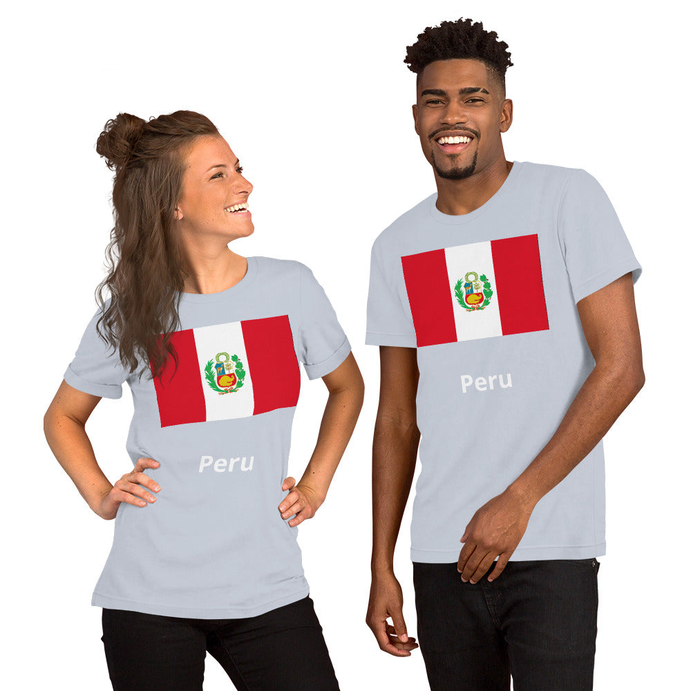 Peru flag Unisex t-shirt