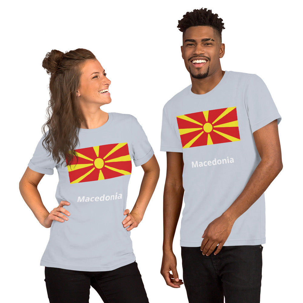 Macedonia flag Unisex t-shirt