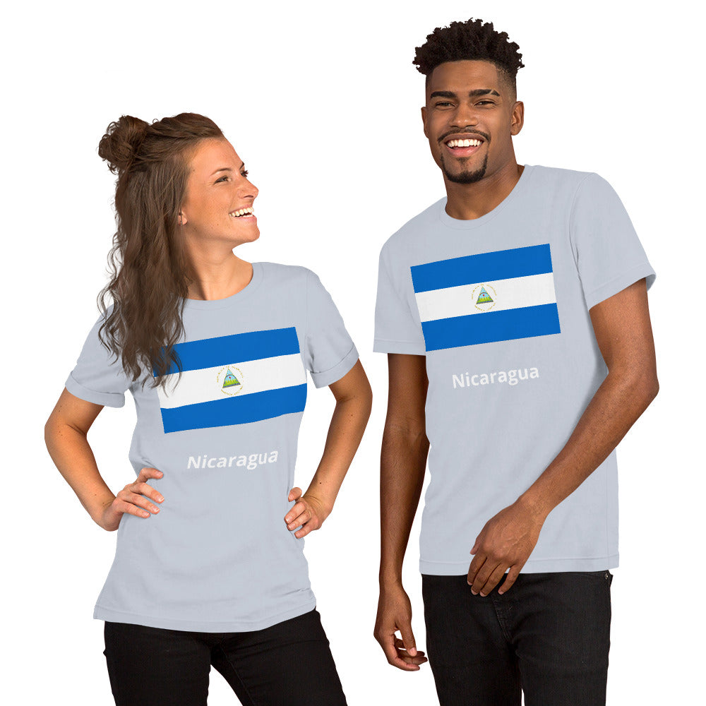 Nicaragua flag Unisex t-shirt