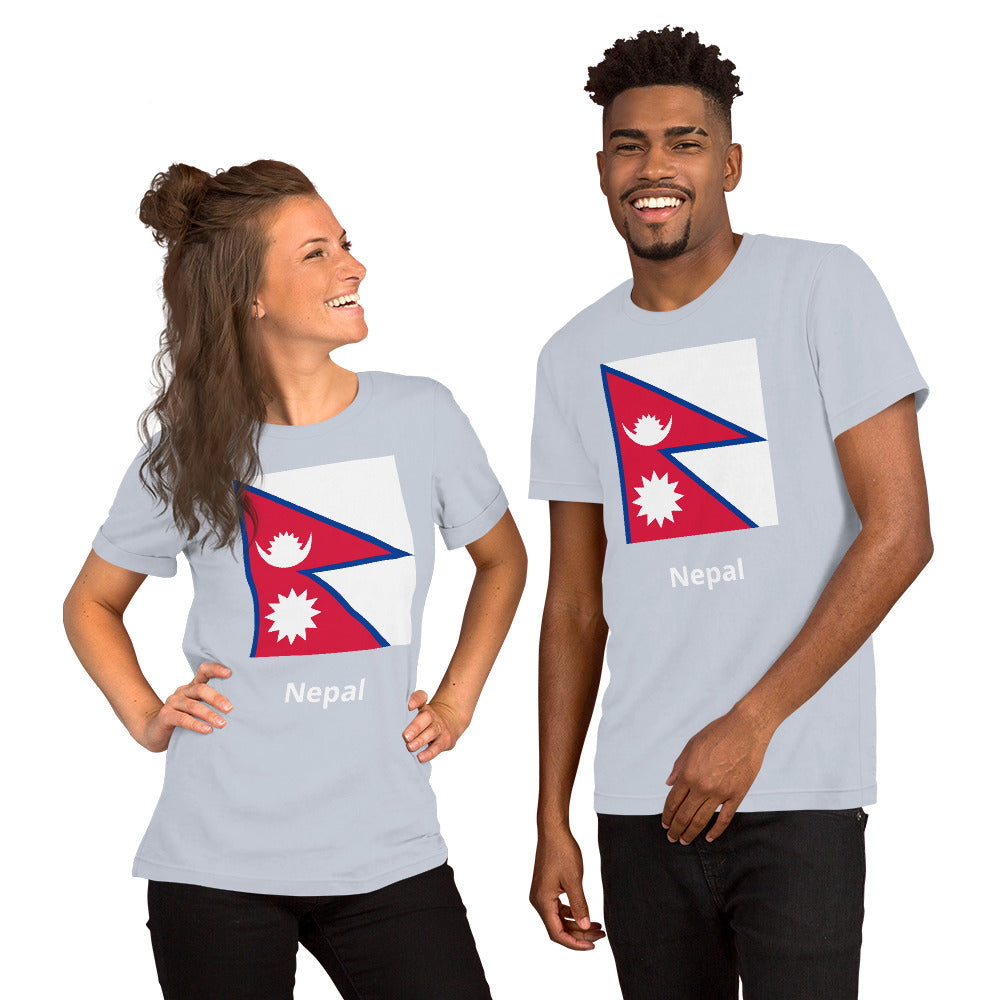 Nepal flag Unisex t-shirt