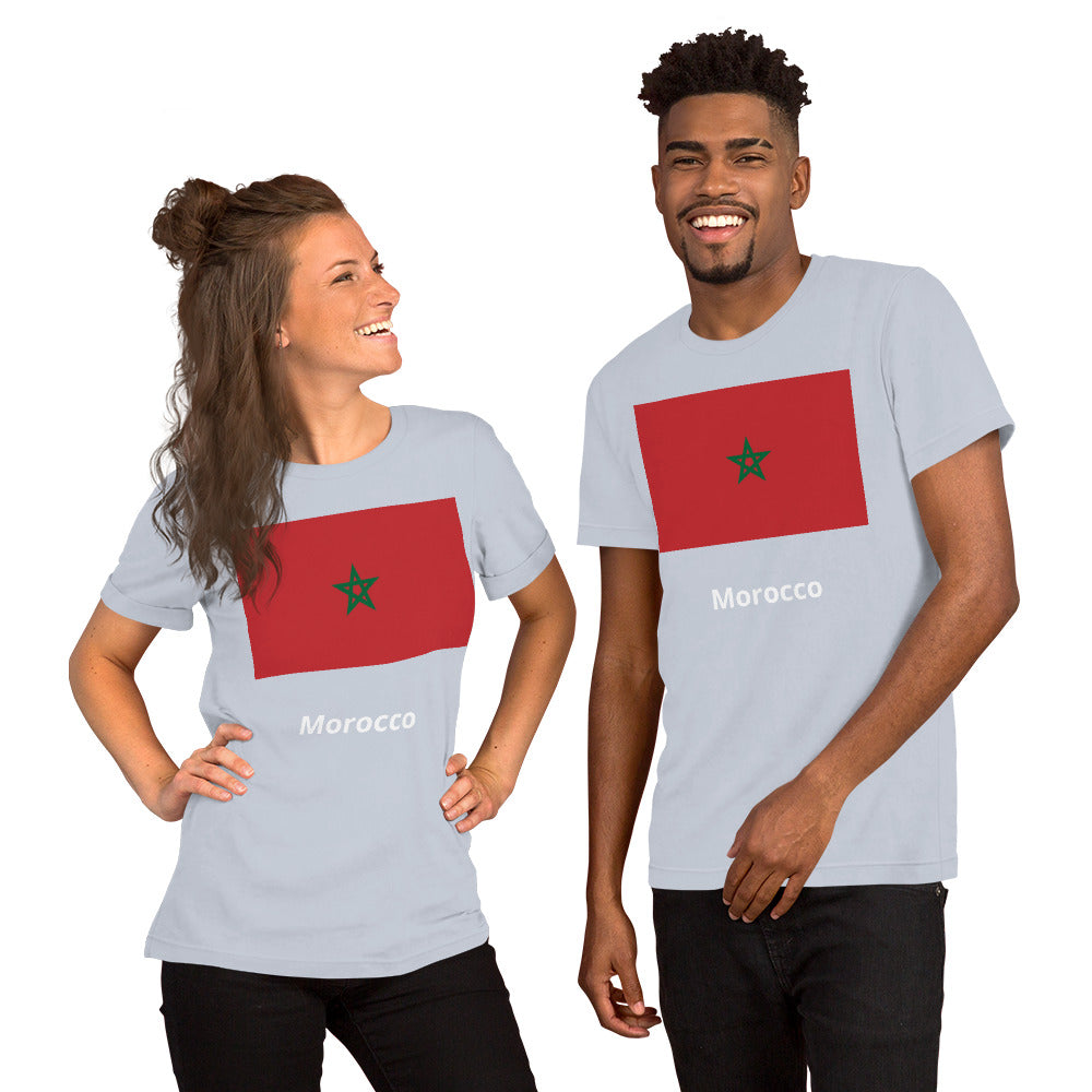 Morocco flag Unisex t-shirt