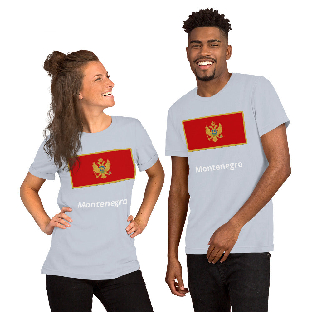 Montenegro flag Unisex t-shirt