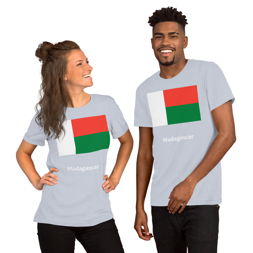 Madagascar flag Unisex t-shirt