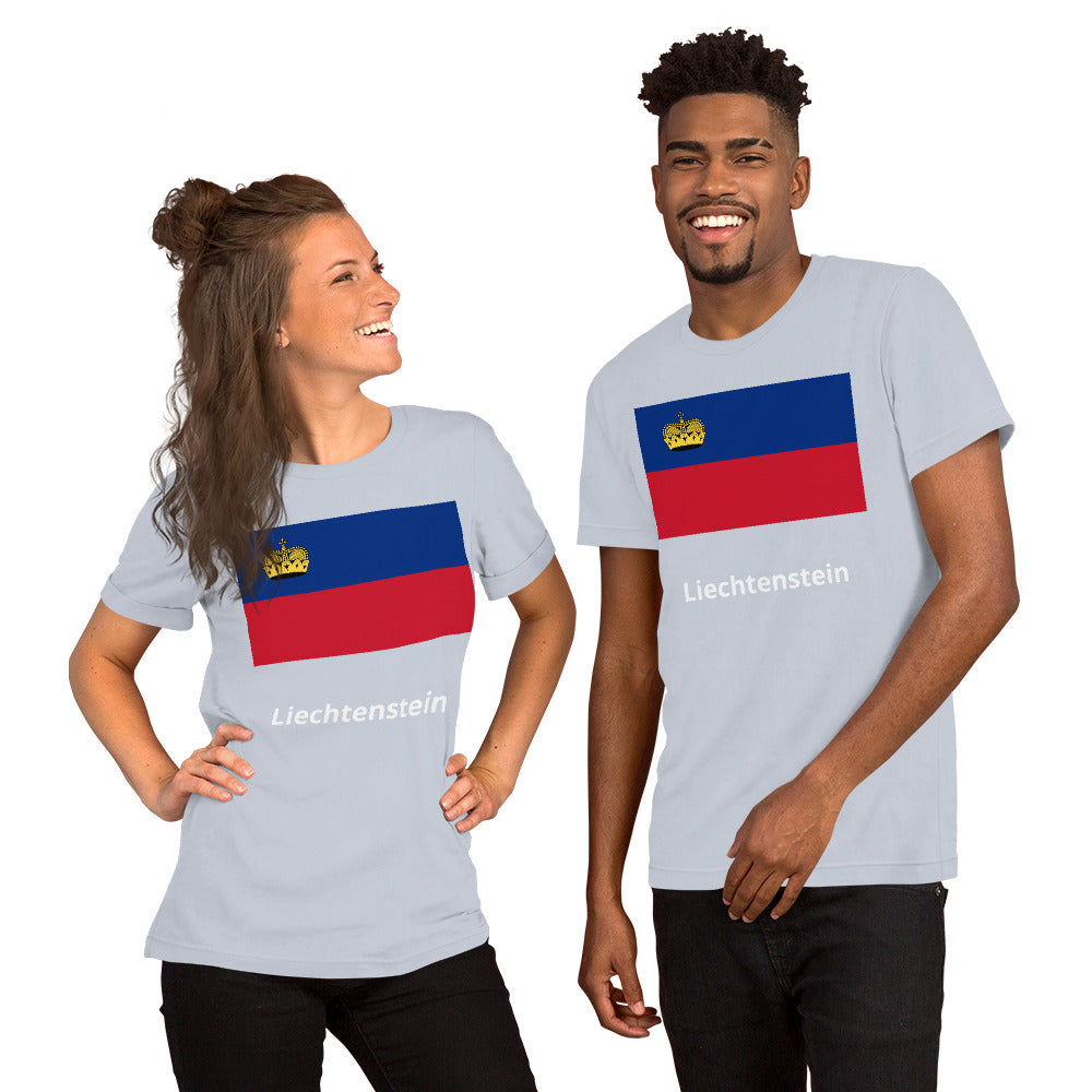 Liechtenstein flag Unisex t-shirt