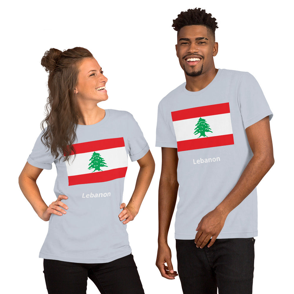 Lebanon flag Unisex t-shirt