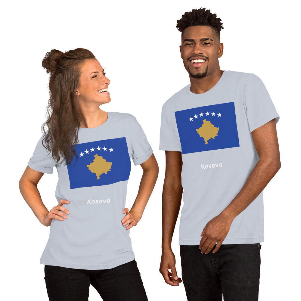 Kosovo flag Unisex t-shirt