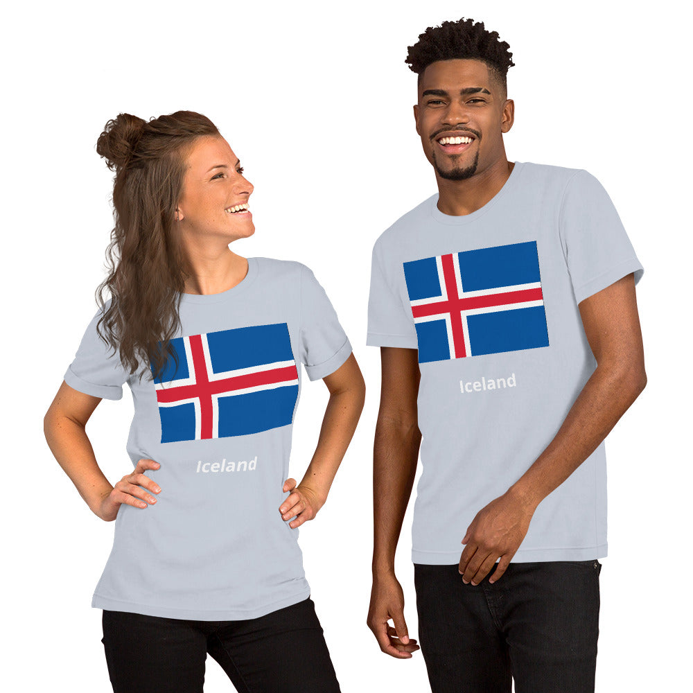 Iceland flag Unisex t-shirt