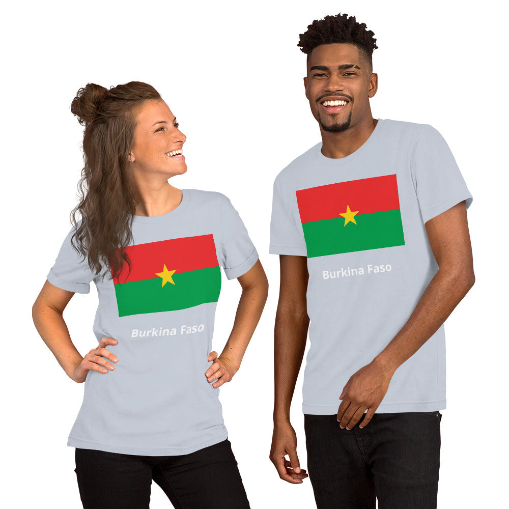 Burkina Faso flag Unisex t-shirt