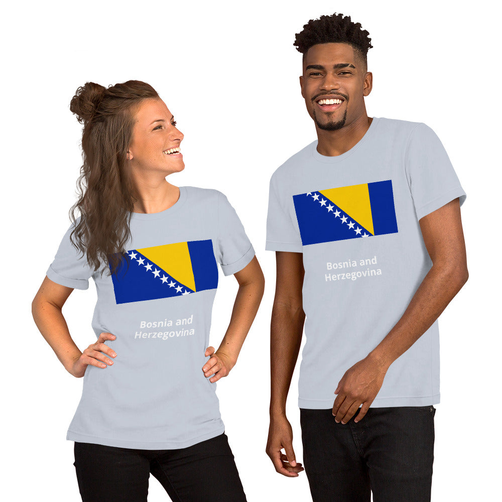 Bosnia and Herzegovina flag Unisex t-shirt