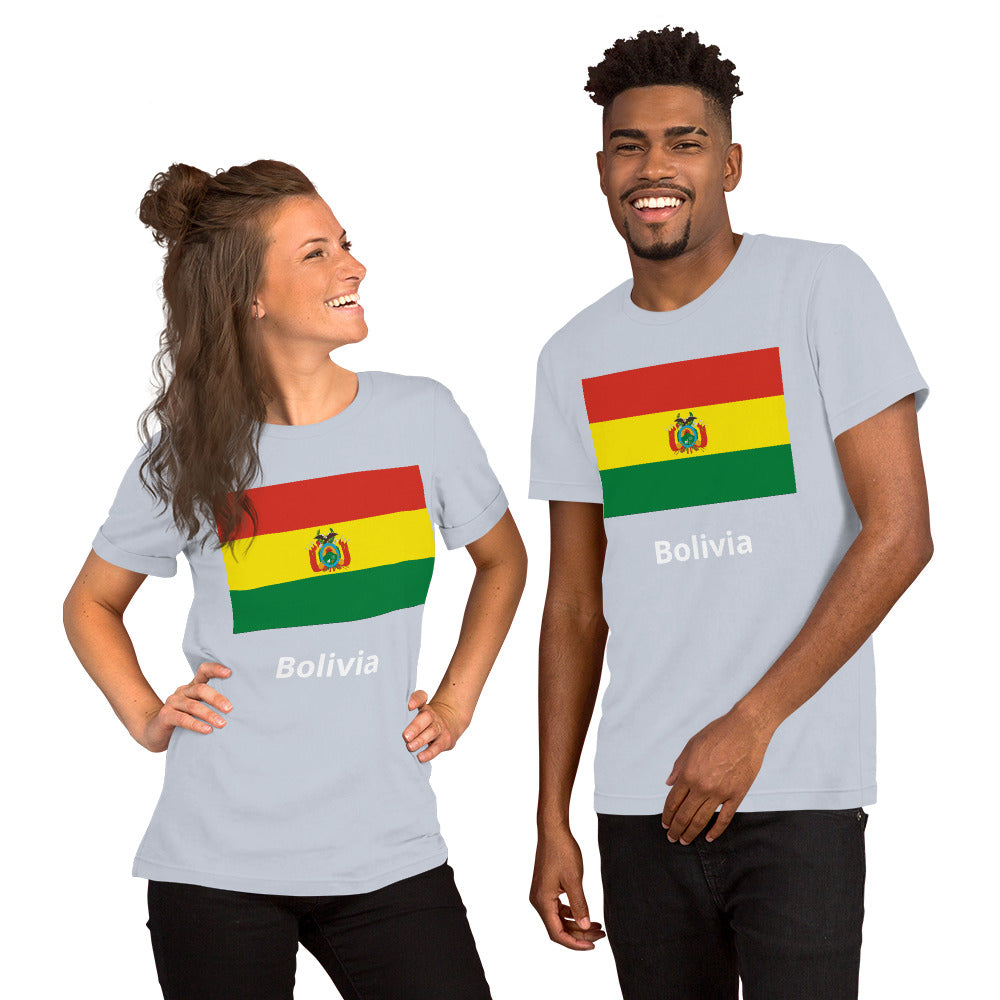 Bolivia flag Unisex t-shirt