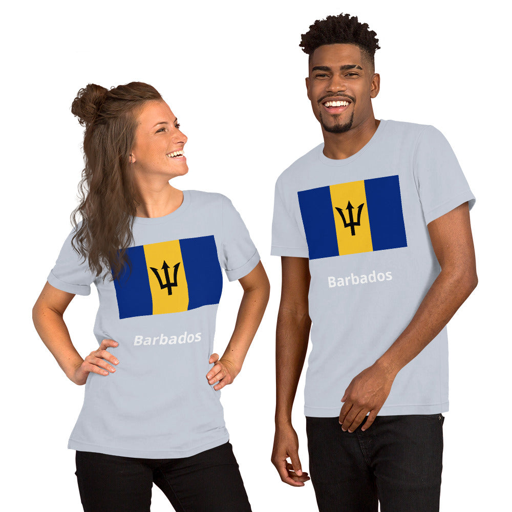 Barbados flag Unisex t-shirt