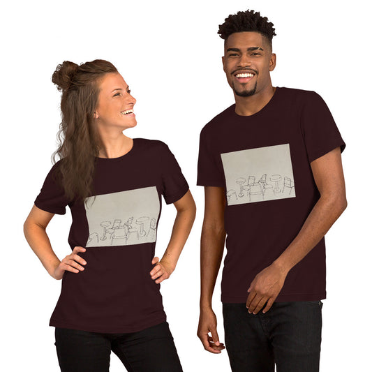 Chairs Perspective Unisex t-shirt